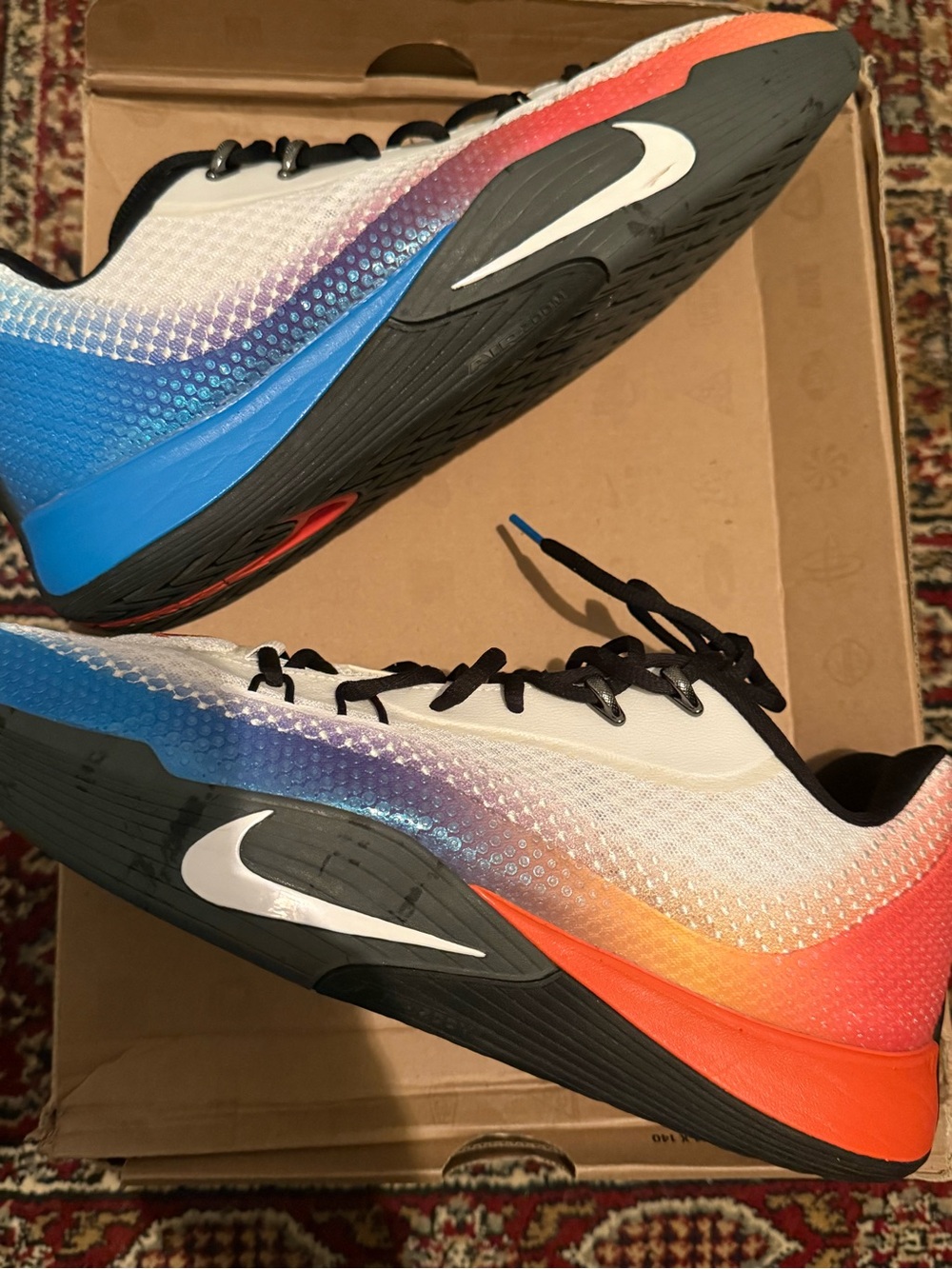 Nike ST Flare Multi-Color - Men’s Gradient Blue to Orange Training Shoes